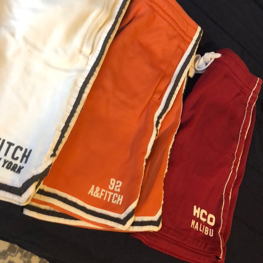 Abercrombie and Hollister shorts.